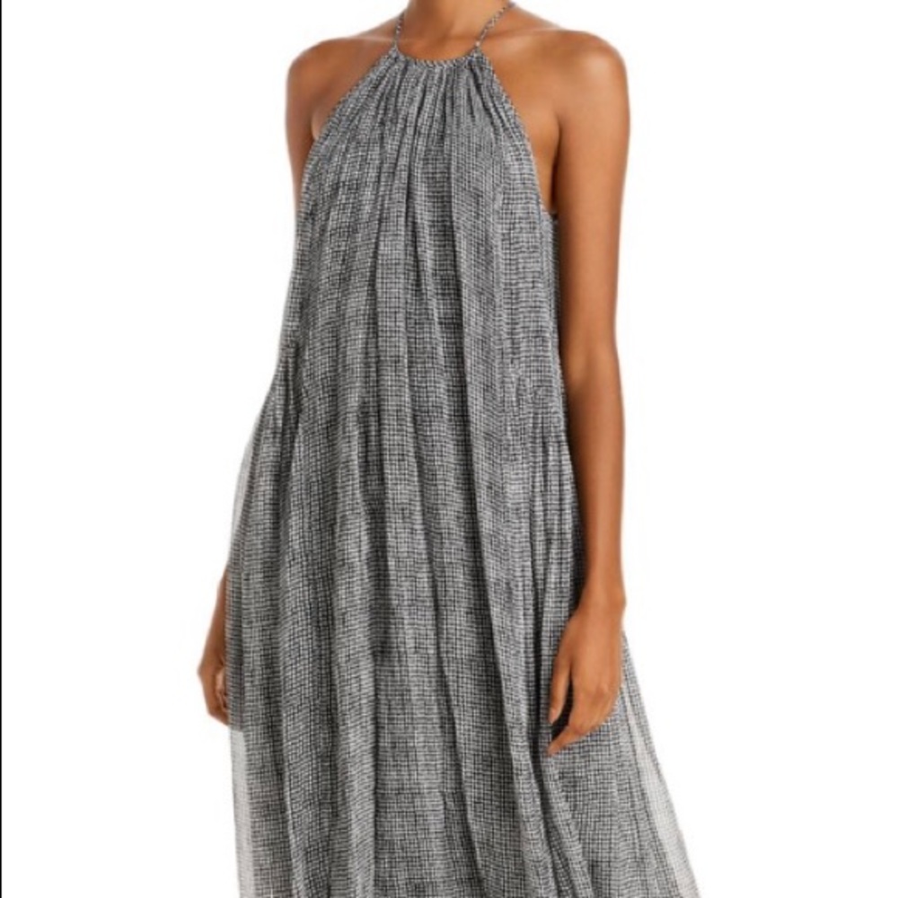Rag and Bone Melody Printed Halter MIDI Dress